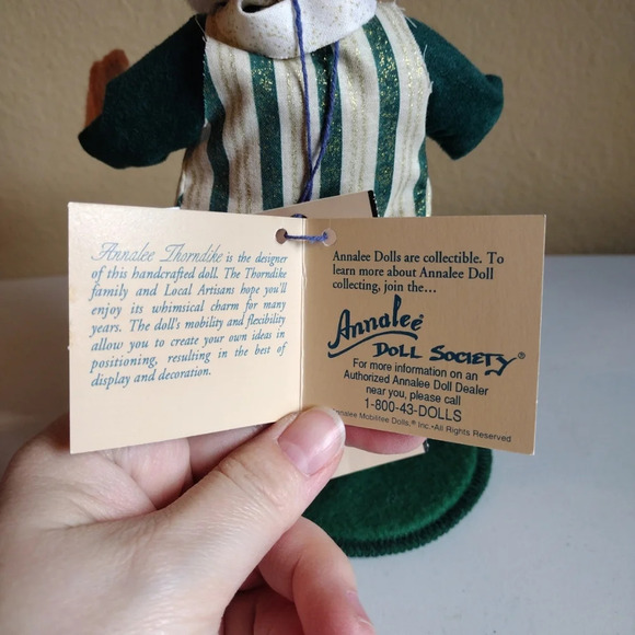 NWT Annalee Dolls Poseable Santa Decorates -Missing Star-Christmas Collectible - Picture 4 of 6